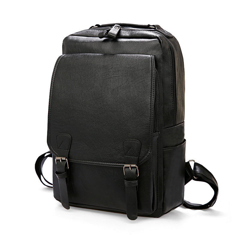 Backpack Factory Wholesale Outdoor Sports Trip Computer Bag Student Schoolbag Men's Leather Bag Backpack Briefcase