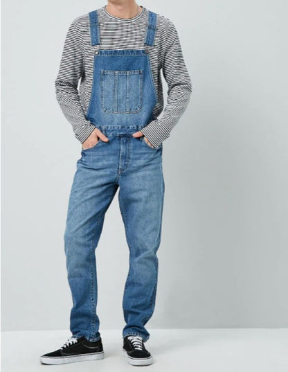 Men's Bottoms Men's Hot Trade Men's Denim Overalls Suspenders Jeans New Overalls Men's