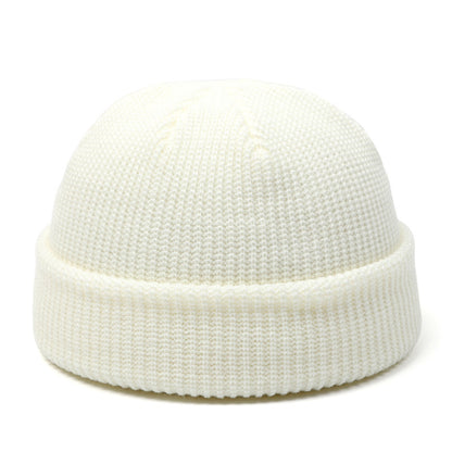 1pc Stylish Unisex Skullies Beanie - Cozy Warm Plain Colors for Autumn Winter - Perfect One-Size-Fits-All Gift Choice