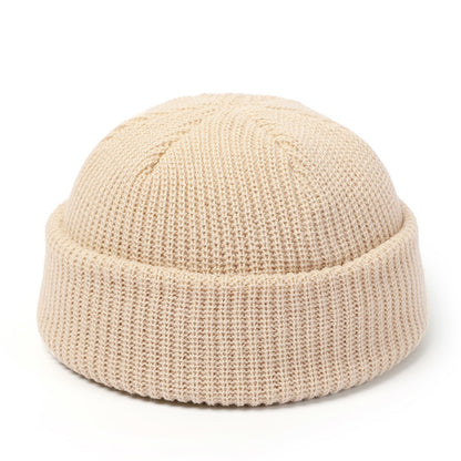 1pc Stylish Unisex Skullies Beanie - Cozy Warm Plain Colors for Autumn Winter - Perfect One-Size-Fits-All Gift Choice