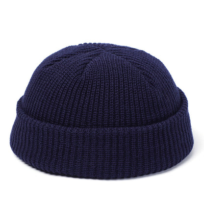 1pc Stylish Unisex Skullies Beanie - Cozy Warm Plain Colors for Autumn Winter - Perfect One-Size-Fits-All Gift Choice