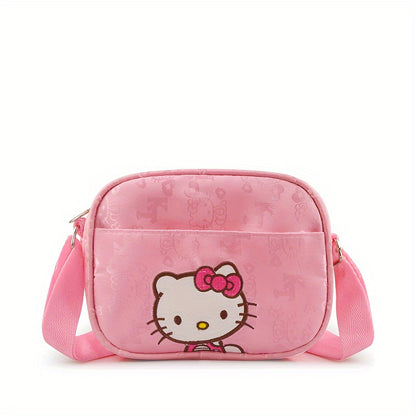 1pc Officially Licensed Hello Kitty Mini Adorable Cross-body Bag - Fashionable Cartoon Kawaii Anime Square Design, Lightweight & Perfect for Everyday Use