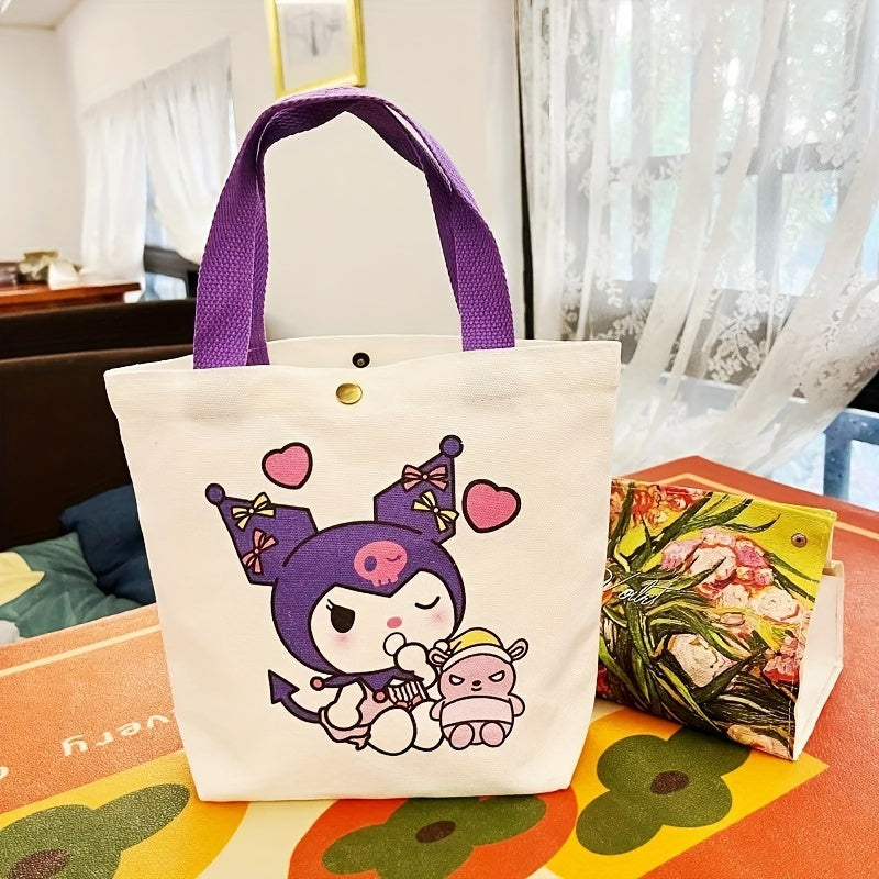 Hello Kitty Sanrio Tote Bag - Cute & Portable Storage Solution For School, Office, And Travel