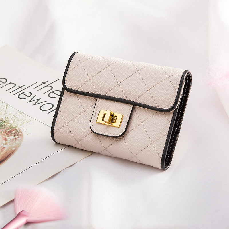 New 2024 Summer Women's Caviar Wallet Genuine Leather Card Holder Fashion Coin Purse Card Holder Simple Multi-Slot Card Holder