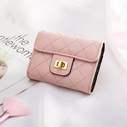 New 2024 Summer Women's Caviar Wallet Genuine Leather Card Holder Fashion Coin Purse Card Holder Simple Multi-Slot Card Holder