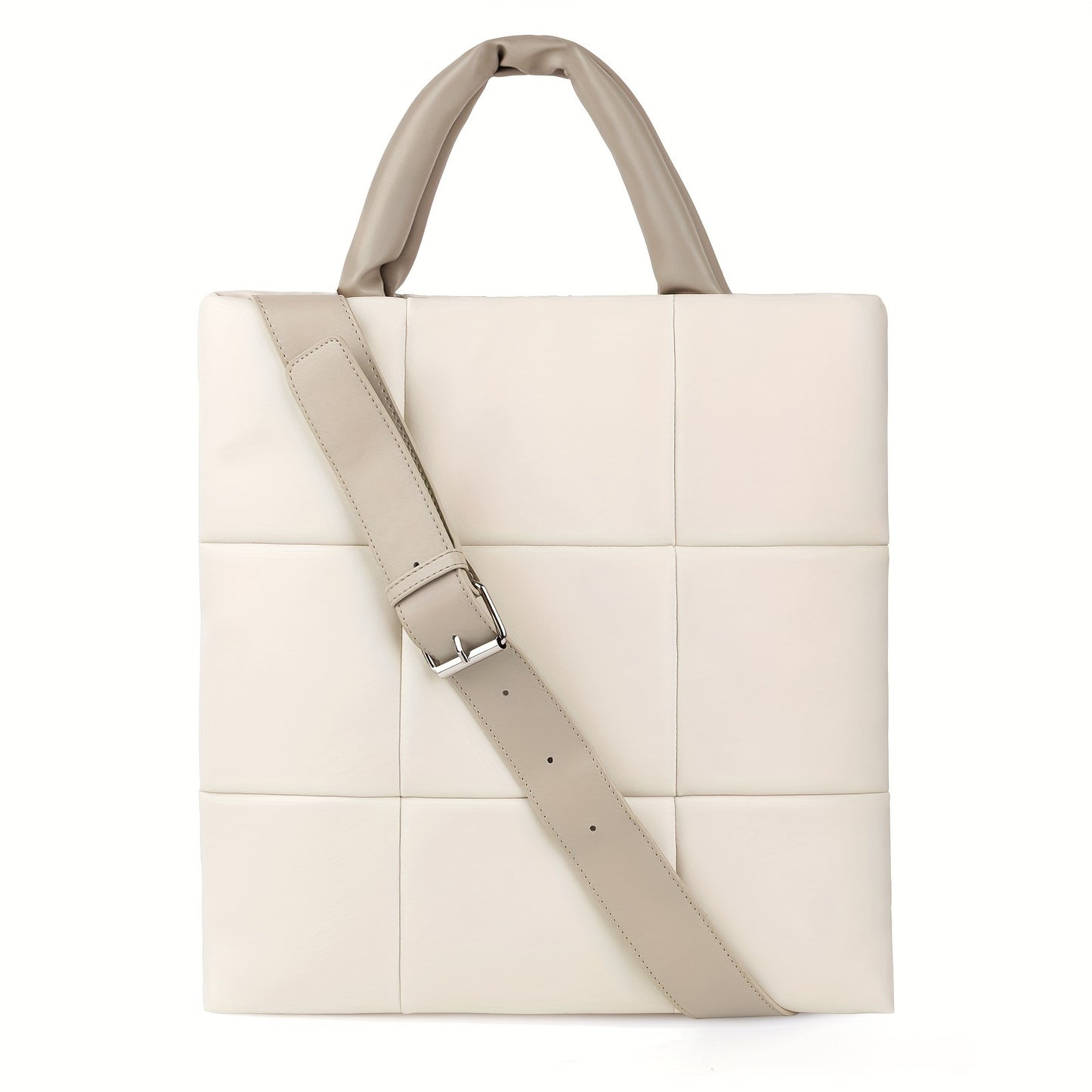 Elegant Tote Bag With Adjustable Shoulder Strap, Simple Design Crossbody Bag For Daily Commute