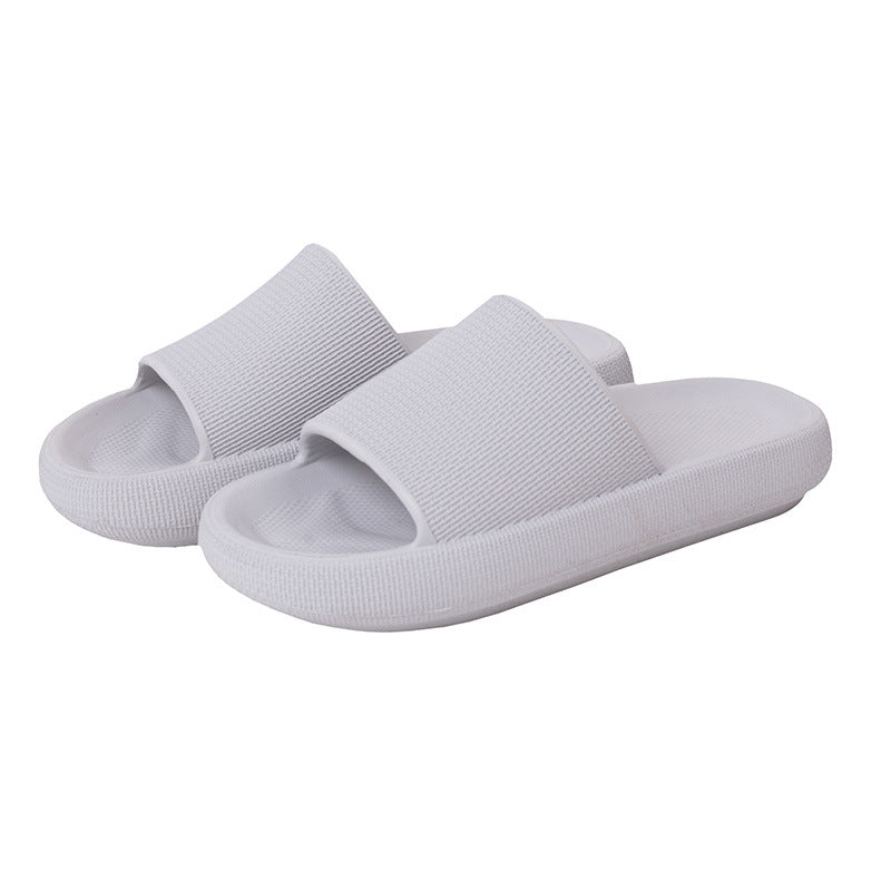 Plastic Thick-Soled Drooping Sandals Summer Indoor Soft Bottom Men's Home Bathroom Bathroom Slippers Beach Shoes Women's