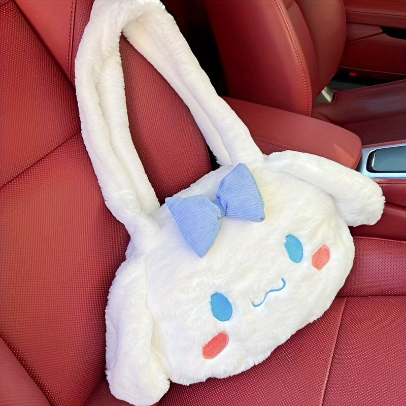 Cinnamoroll Kuromi Plush Bag, Large Capacity Cartoon Anime Shoulder Bag, Mymelody Faux Fur Handbag