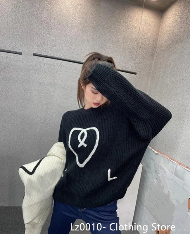 Advanced version Women's Sweaters France trendy Clothing C letter Graphic 31 Embroidery Fashion Round neck Coach channel hoodie Luxury brands Sweater tops tees