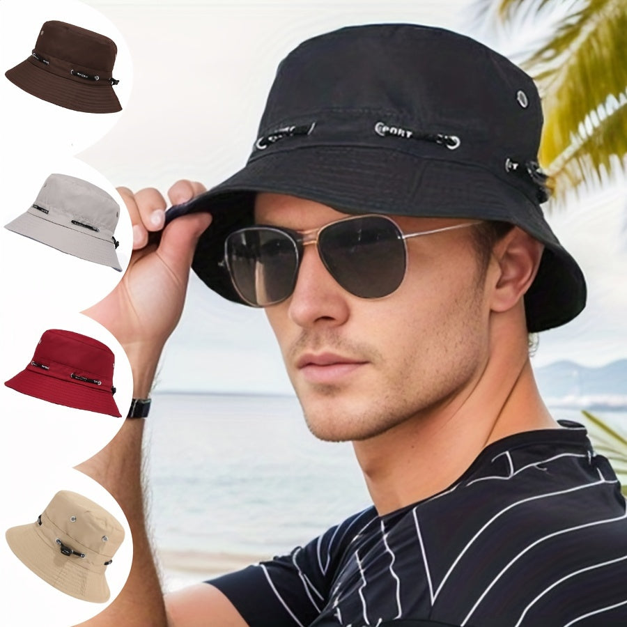 Retro Charm Unisex Bucket Hat - Sun-Defying UV Protection for Spring & Summer Outdoors - All-Day Comfortable Style