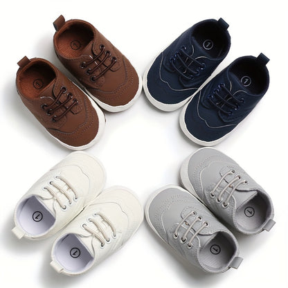 New Fashion Autumn/Winter 0-1 Year Old Boys Medium High Top Casual Shoes Soft Sole Walking Shoes