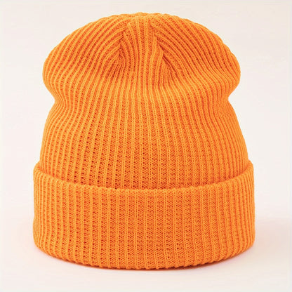 1pc Stylish Men's Knitted Hip-Hop Hat - Fashionable Street Wear Accessories for Gift Giving - Highly Elastic, Soft, and Warm