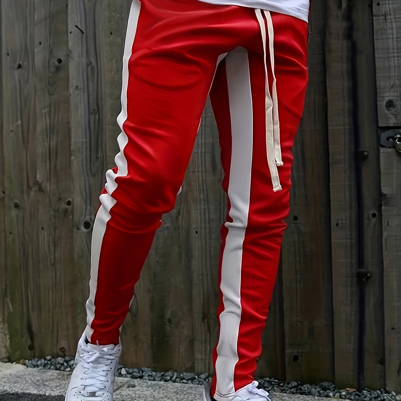 Drawstring Sweatpants Loose Fit Pants Men's Casual Joggers For Men Winter Fall Running Jogging