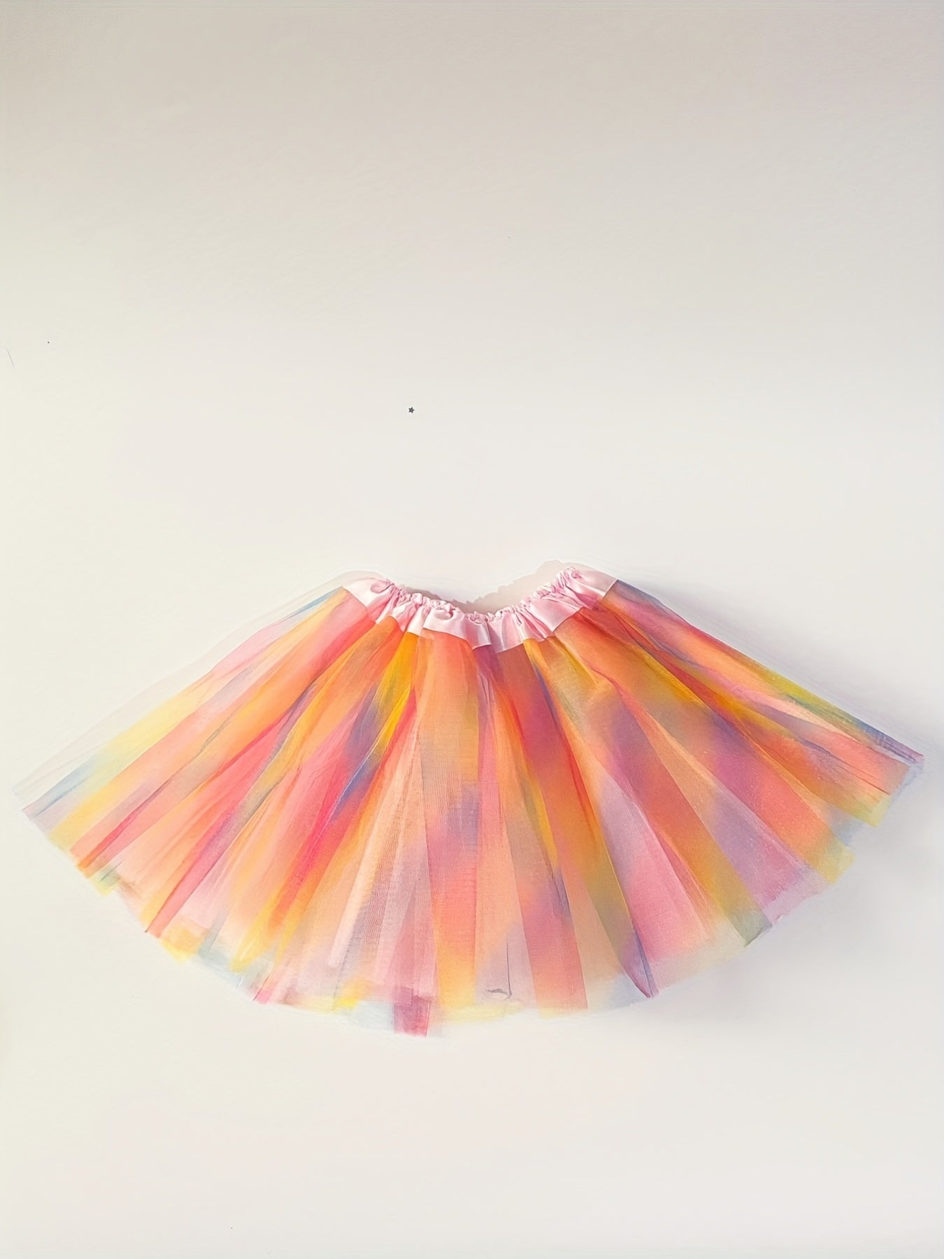 Girls Tulle Tutu Skirt With Rainbow Wings & Unicon Headband Princess Dress Up Costume For Halloween Party Kids Clothes