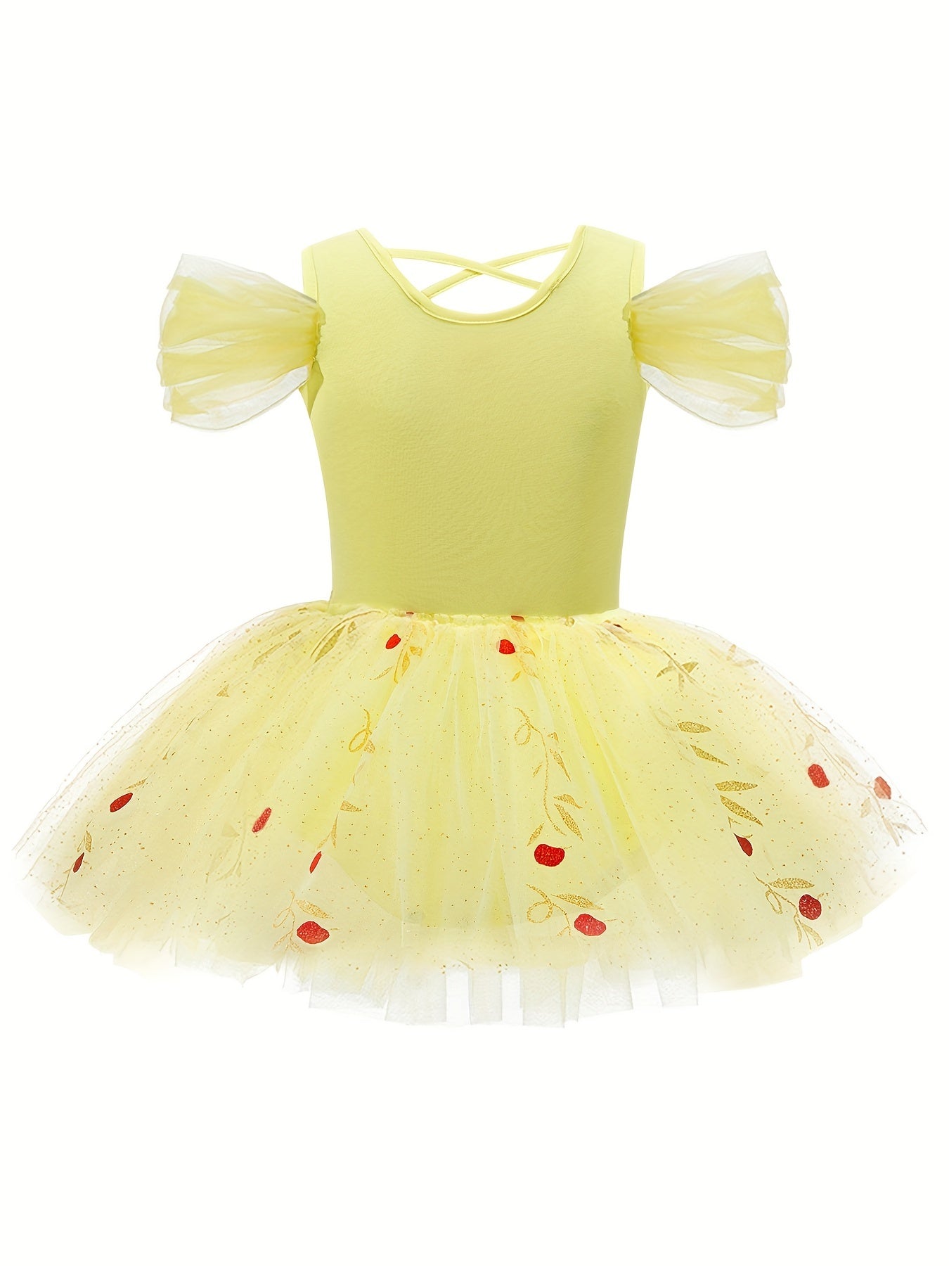 Fabulous Puffy Princess Dress! Perfect For Girls Birthday Gift Party Dress Kids Costume (including Crown Headband)