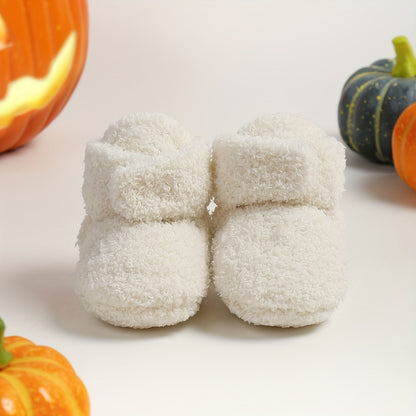 Halloween Pumpkin Baby Boots Soft Bottom Warm Cotton Shoes Cotton Boots Baby Shoes 0-18 Months