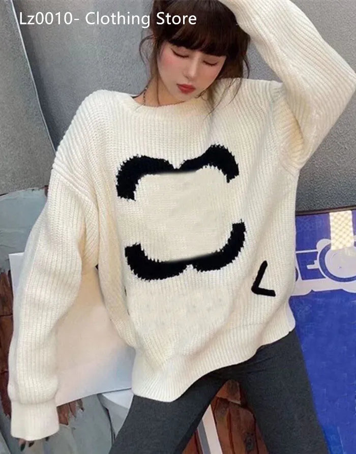 Advanced version Women's Sweaters France trendy Clothing C letter Graphic 31 Embroidery Fashion Round neck Coach channel hoodie Luxury brands Sweater tops tees