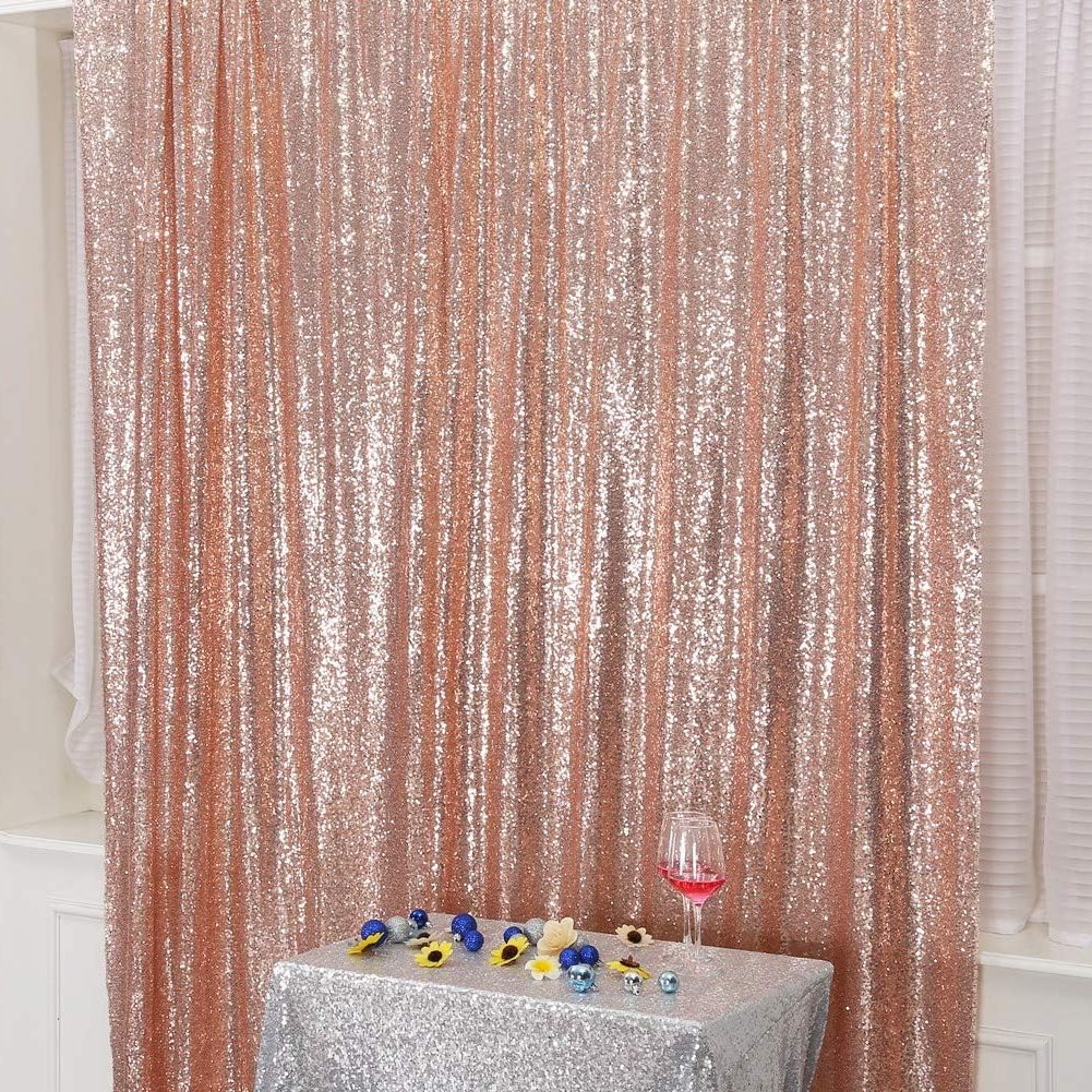 1pc Sequin Backdrop Curtains Glitter Photo Booth Backdrops Curtains Sparkly Photography Background Curtain For Parties Birthday Wedding Bridal Christmas Halloween Home Decorations, 6.0ft*96.06inch