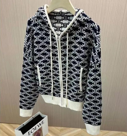 Top Fall Designer Women sweaters Fashion high-end luxury letter print warm trench sweater cardigan