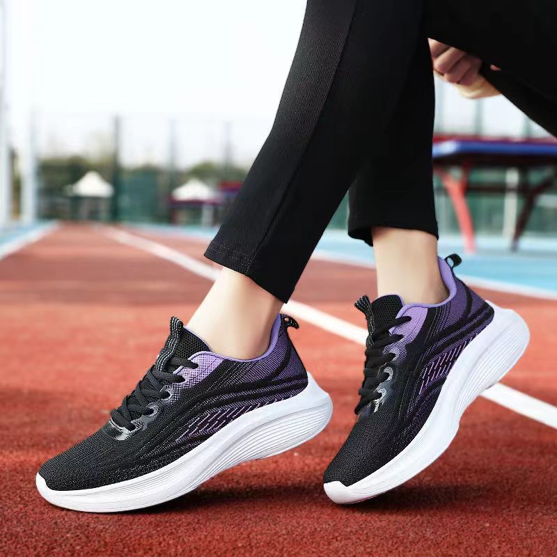 ikearlax Sneaker Women's New Spring Summer Non-Slip Soft Bottom and Wear Resistance Mesh Breathable Casual Shoes Versatile Ultra-Light Running Shoes