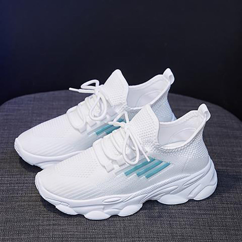 ikearlax Cross-Border  Spring and Summer New Korean Style Stylish Women's Shoes Breathable Flying Woven Coconut Shoes Women's Sports Casual Fashion Shoes