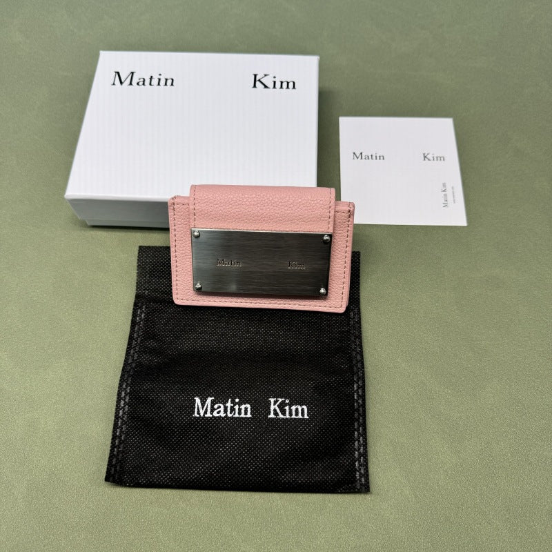 South Korea Niche Matin Kim Designer Brand Matinkim Card Holder Classic Simple Practical Coin Purse