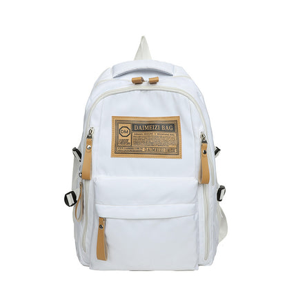 Schoolbag Female Large Capacity High School Junior High School Student Middle School Students' Backpack Primary School Student Letter Backpack College Students' Backpack