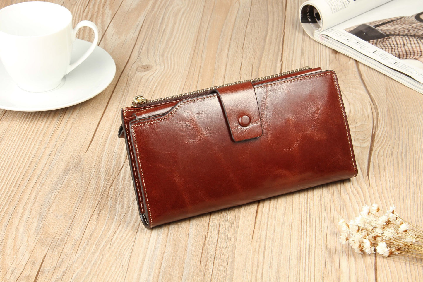 Factory Wallet Wholesale RFID Anti-Theft Swiping Long Multi-Functional Large Capacity Wallet Women's Handbag Hot Sale