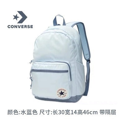 Converse Casual Simple All-Match Student Sports Schoolbag Travel Backpack Casual Large Capacity Backpack Sports