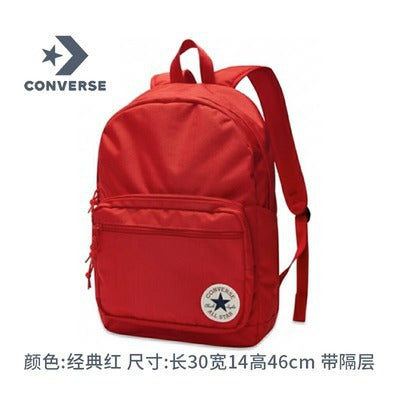 Converse Casual Simple All-Match Student Sports Schoolbag Travel Backpack Casual Large Capacity Backpack Sports