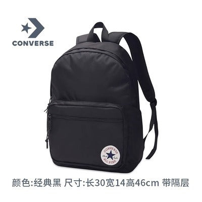 Converse Casual Simple All-Match Student Sports Schoolbag Travel Backpack Casual Large Capacity Backpack Sports