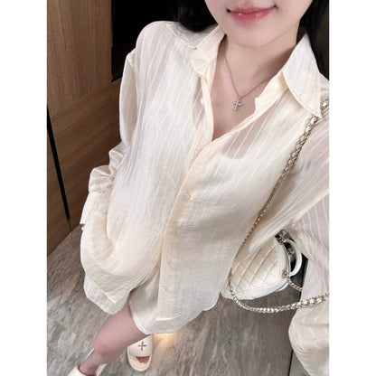 New RL Ruff Pony Embroidered Linen Suit Women's Summer Two-Piece Long-Sleeved Shirt High-Grade Shorts Suit Women's