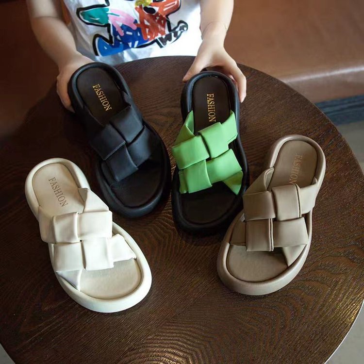 Women's Summer Outdoor Sandals  New Platform Beach Sandals Fashion Women's Pregnant Women's Slip-on Slippers