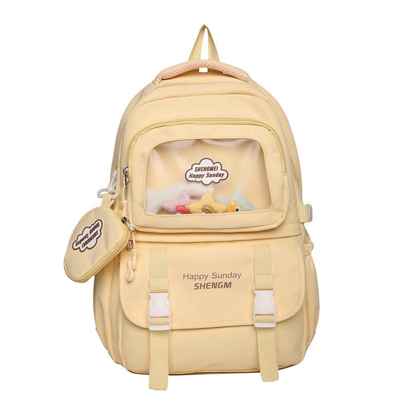 Large Capacity Schoolbag Junior High School Girl High School Student Good-looking Ins Japanese Minority Cute Girl Backpack Female