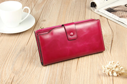 Factory Wallet Wholesale RFID Anti-Theft Swiping Long Multi-Functional Large Capacity Wallet Women's Handbag Hot Sale