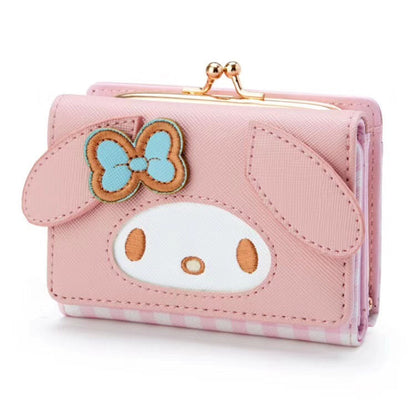 New Fresh Sweet Short Female Lady Wallet Animal PU Leather Purse Cartoon Cute Mini Macaron