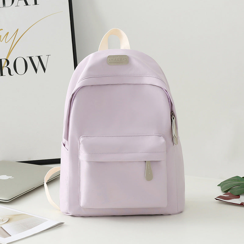 Harajuku Ulzzang Backpack Female High School and College Student Junior's Schoolbag Korean Ins Simple All-Match Backpack Male