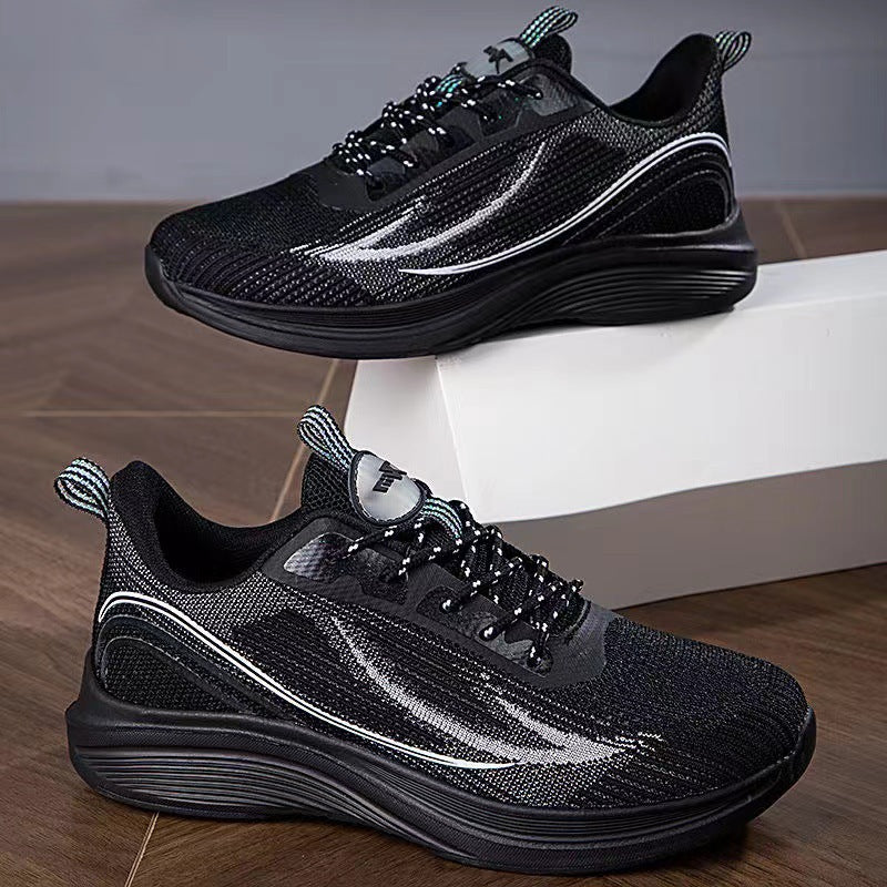 ikearlax 24 Spring New Women's Shoes Mesh Breathable Casual Sneaker All-Match Fashion Travel Shoes Black Women's Shoes