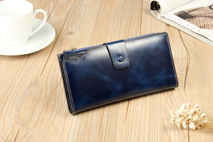 Factory Wallet Wholesale RFID Anti-Theft Swiping Long Multi-Functional Large Capacity Wallet Women's Handbag Hot Sale