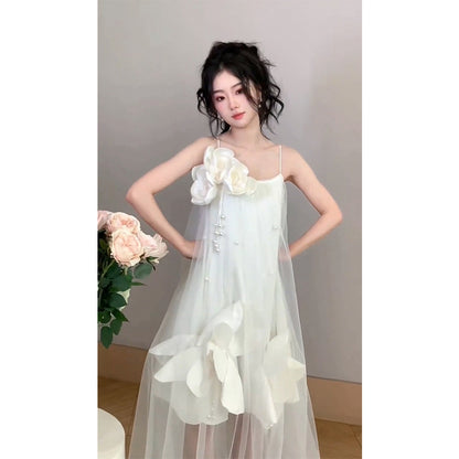 IKEARLAX  Dress High-End Affordable Luxury Niche Bridesmaid Dress Engagement High Sense Morning Gowns Princess Dress Adult Ceremony Birthday Gift Dress