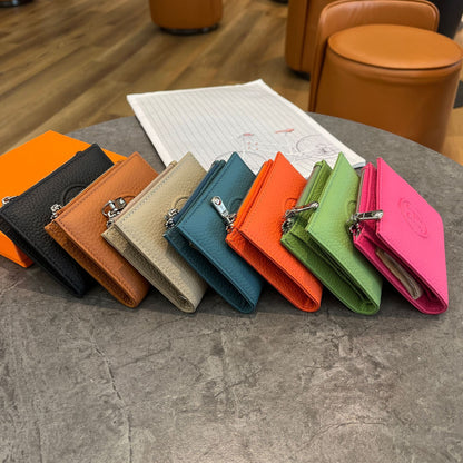 2024 Spring New  Hot Ultra-Light Xutai Bag H Letter Top Layer Leather Litchi Pattern Leather Wallet