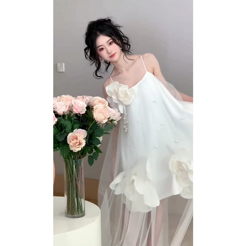 IKEARLAX  Dress High-End Affordable Luxury Niche Bridesmaid Dress Engagement High Sense Morning Gowns Princess Dress Adult Ceremony Birthday Gift Dress