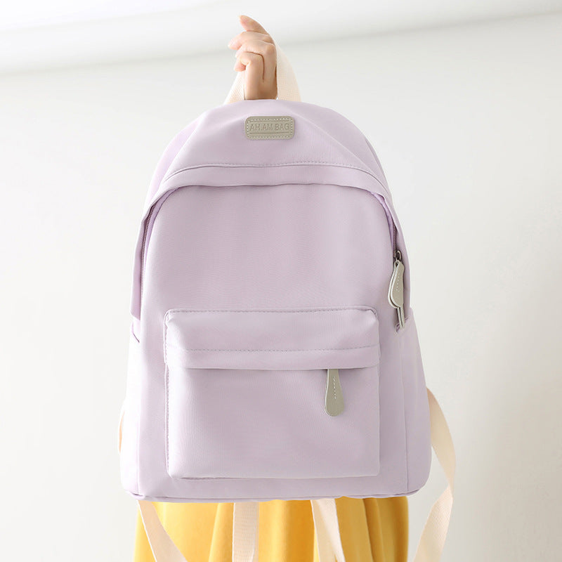 Harajuku Ulzzang Backpack Female High School and College Student Junior's Schoolbag Korean Ins Simple All-Match Backpack Male