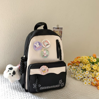 Japanese Minority Ins Cute Girl Girls Backpack Bubble Show Schoolbag Female College Student Convenient Travel Mini Backpack