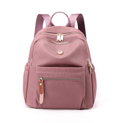 Large Capacity New Bag Nylon Multi-Layer Casual All-Match Student Backpack Women's Casual Fashion Mummy Backpack