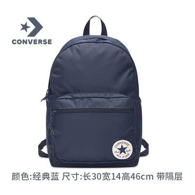 Converse Casual Simple All-Match Student Sports Schoolbag Travel Backpack Casual Large Capacity Backpack Sports