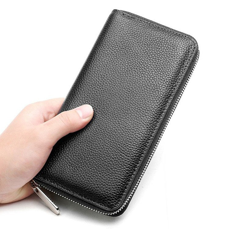 New Arrival Japan  Genuine Leather Long Men's Wallet Women's Cowhide Clutch One Piece Dropshipping