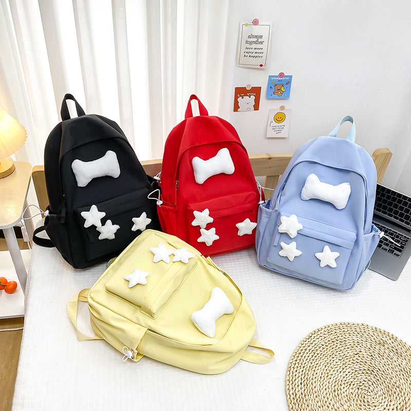 Backpack Women's Japanese Style Students Schoolbag Cute Junior and Middle School Students Korean Style Travel Leisure Backpack  New