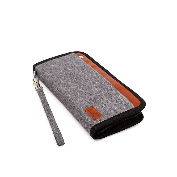 New Arrival Multi-Functional RFID Passport Holder Ticket Clip Portable Travel Waterproof Document Storage Wallet Card Holder