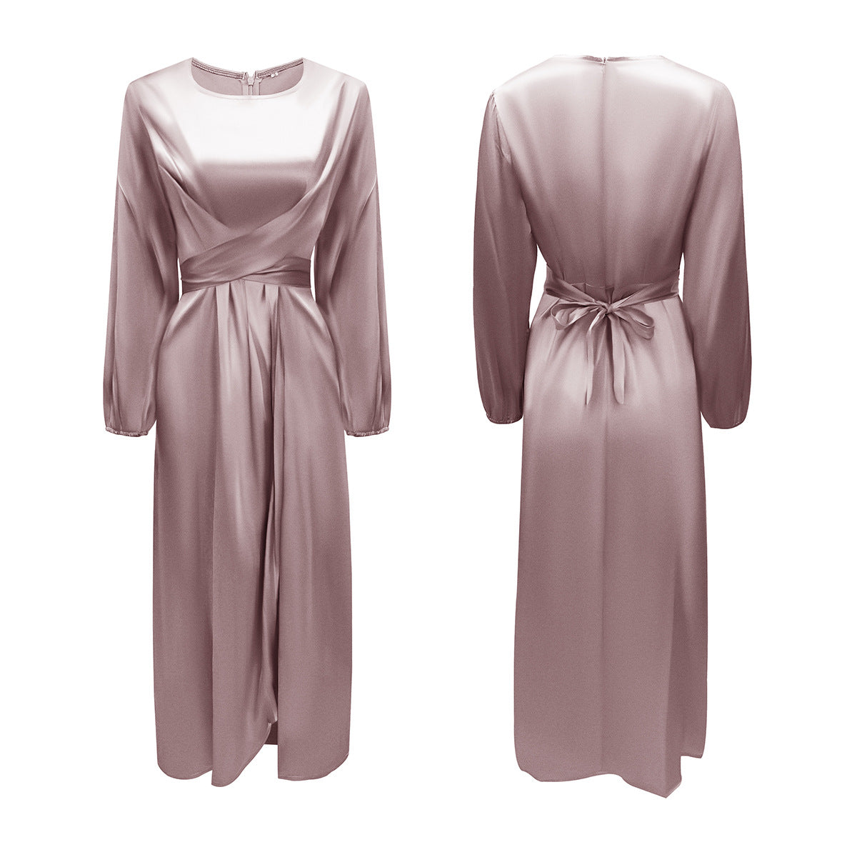 ikearlax Soft Waist Dress, HOTan and NEWn Dubai Satin Dress Gh0068